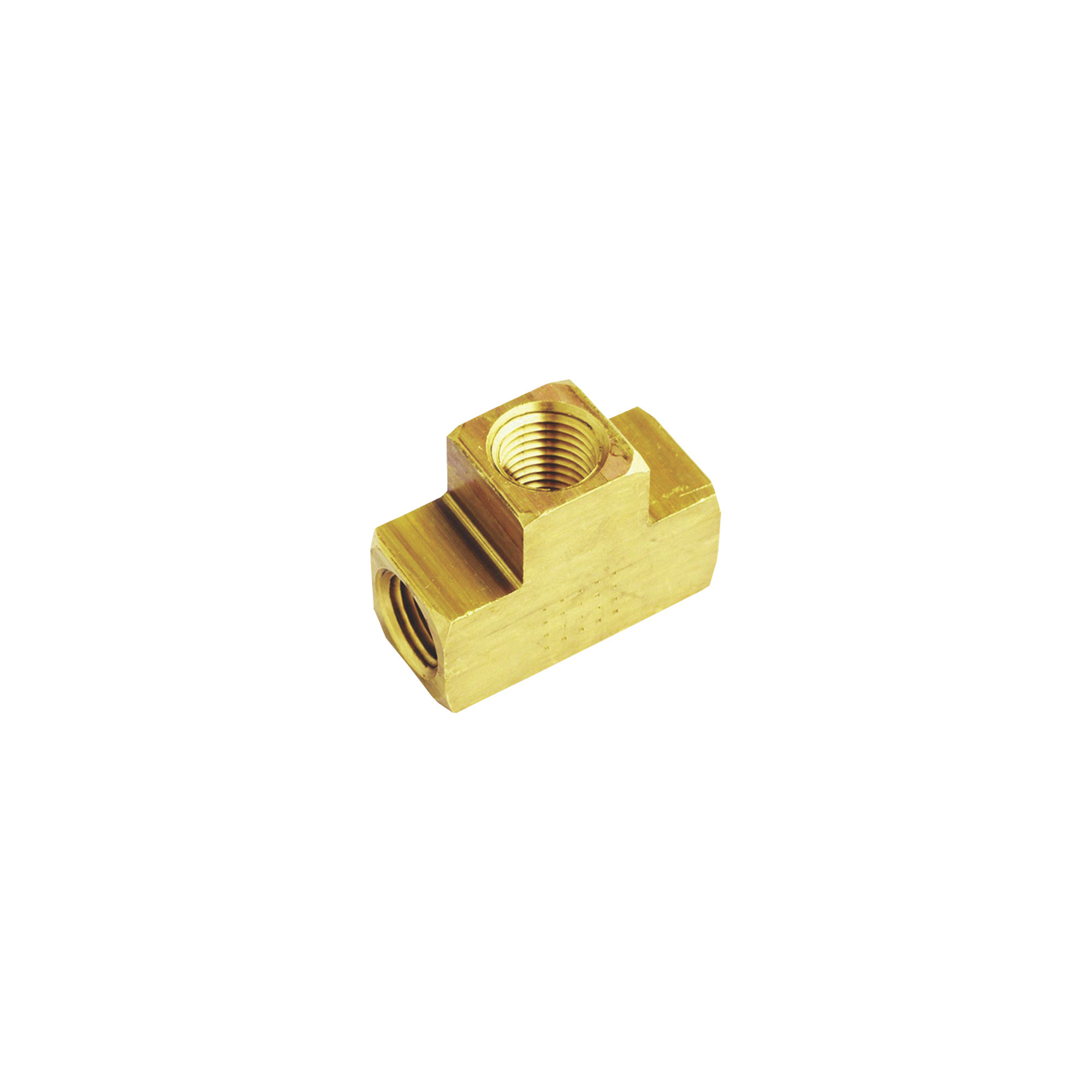 Milton 1/4in. FNPT Brass Tee Hose Fitting, Model# S-655